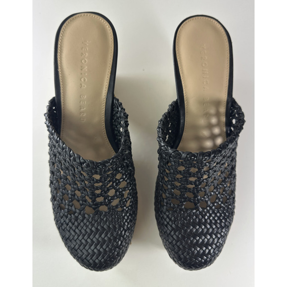 Veronica Beard Hardie Woven Leather Clogs Women's Shoes Size 6M 6 EUC $450 MSRP - Picture 10 of 16